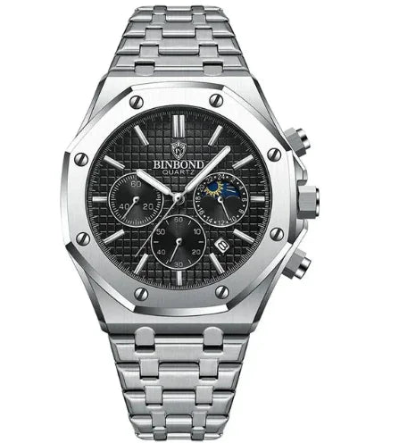 Savoi Binbond Men's Multifunctional Moon Phase Watch