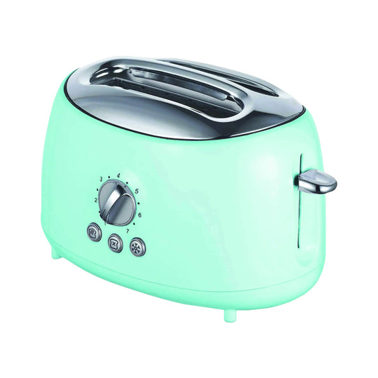 Brentwood Appliances Cool-Touch 2-Slice Retro Toaster with Extra-Wide Slots (Blue)