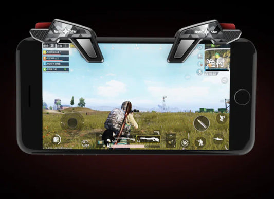 Metal Four-Finger Game Controller for Mobile Gaming