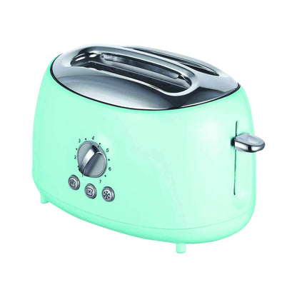 Brentwood Appliances Cool-Touch 2-Slice Retro Toaster with Extra-Wide Slots (Blue)