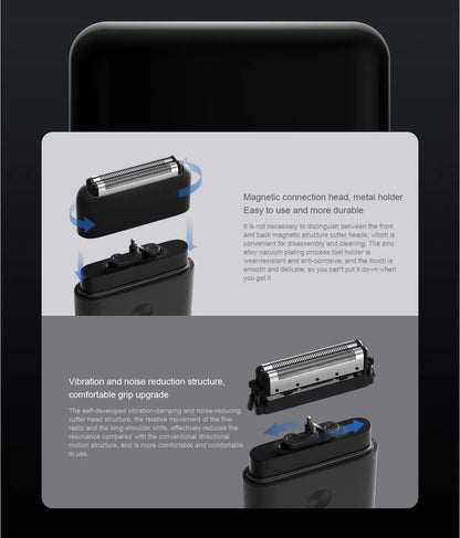 Xiaomi Electric Shaver with Dual Rotary Metal Blades