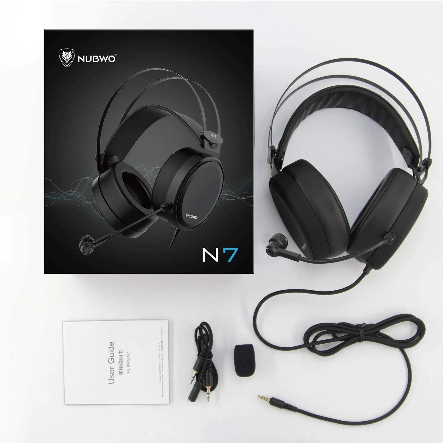 NUBWO N7 Wired Gaming Headset for PS4 and PC