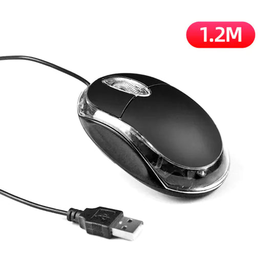 Mini USB Wired Mouse for Laptops and Gaming (1000DPI)