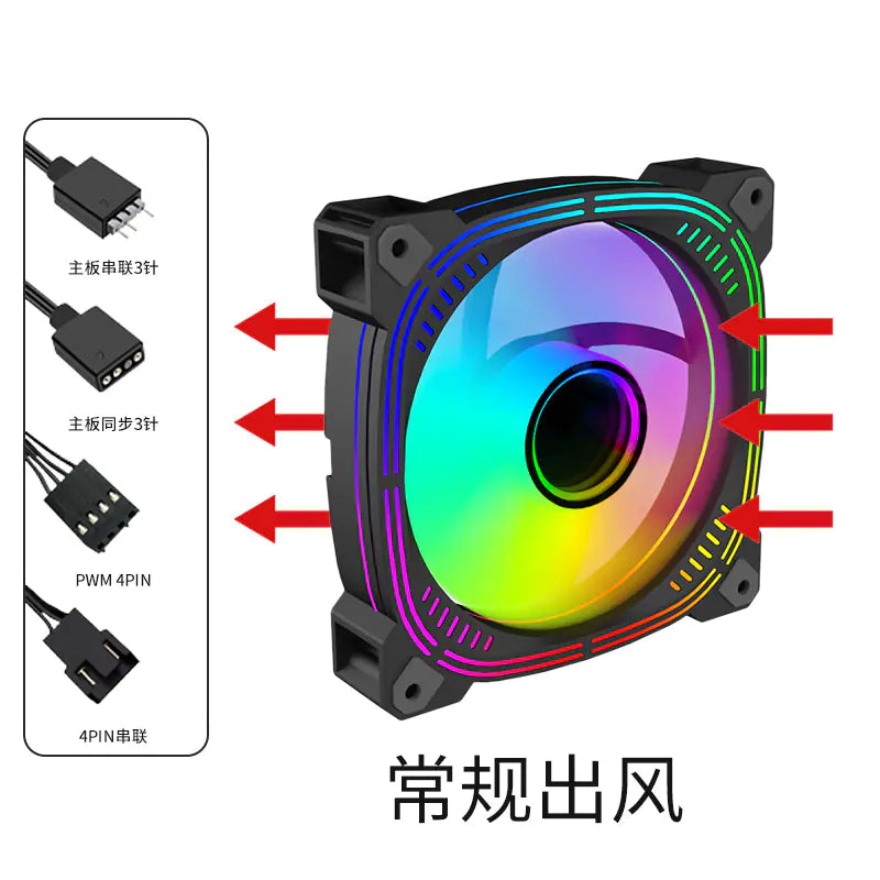 Prism 2nd Gen 12CM ARGB PWM Cooling Fan for PC