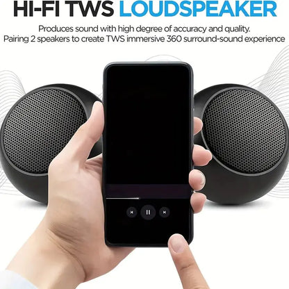 Mini Portable BT 5.0 Speaker with 360 HD Surround Sound