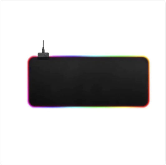 RGB Oversized Mouse Pad with Luminous Edges