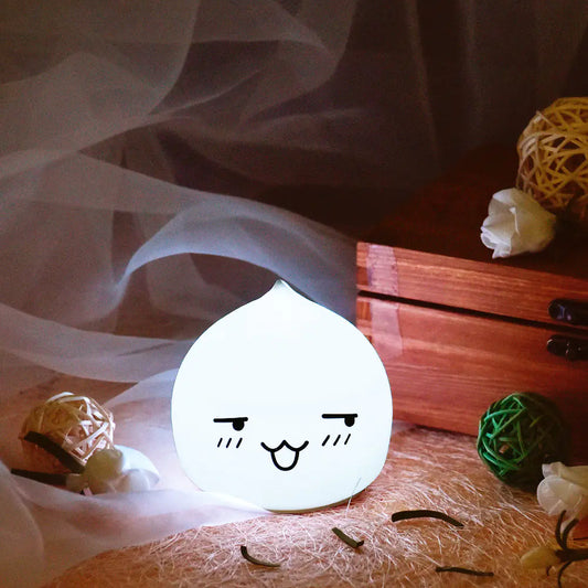 Colorful Bunny Night Light - Cute Table Lamp Gift