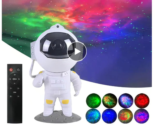 Astronaut Starry Sky Projector LED Night Light Lamp