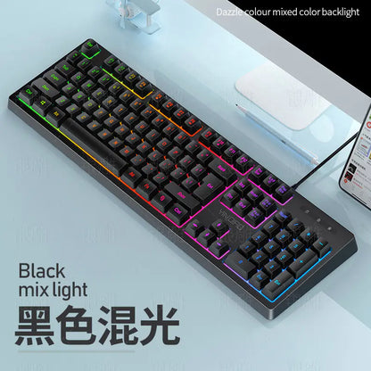 Silver Engraved K200 Backlit Mechanical Keyboard