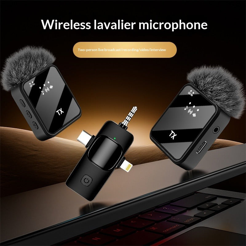 Mini Wireless Lavalier Microphone