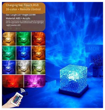 Aurora Lamp - Creative Rotating Wave Night Light