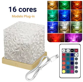 Aurora Lamp - Creative Rotating Wave Night Light