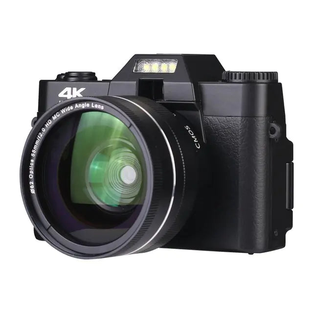 4K HD Semi-Digital SLR Camera with 16x Wide-Angle Lens