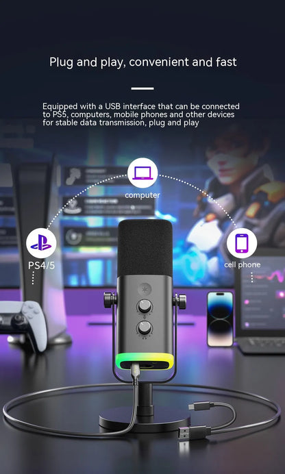 Dynamic Noise Reduction Microphone