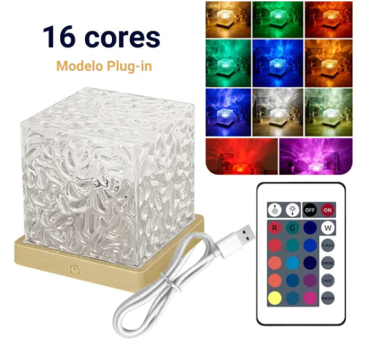 Aurora Lamp - Creative Rotating Wave Night Light