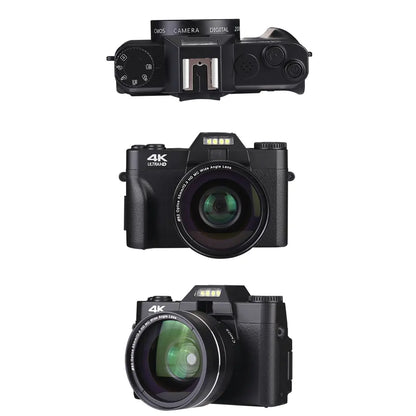 4K HD Semi-Digital SLR Camera with 16x Wide-Angle Lens